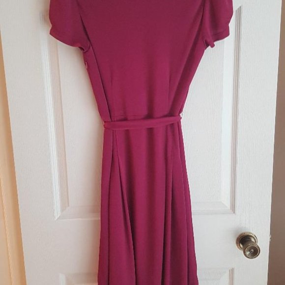 Betsey Johnson Raspberry Dress Size 8 - Picture 5 of 5